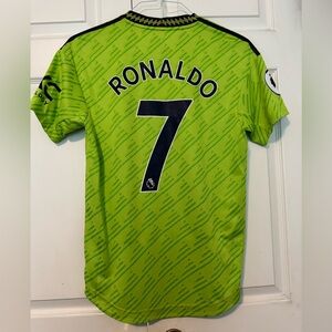 NWOT Adidas Player Version Cristiano Ronaldo Manchester United soccer jersey